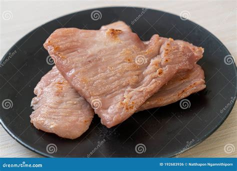 Fried Sun Dried Pork Stock Photo Image Of Asia Meat