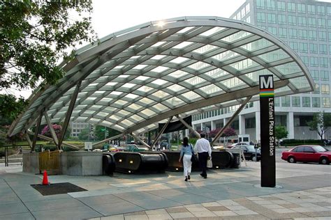 L Enfant Plaza Metro Station Washington Structurae