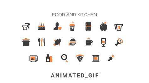 Design custom animated icons for your website by Animated_gif | Fiverr