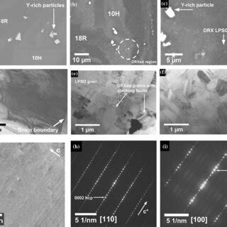 Sem Bse Micrographs Of Mg Y Zn A D G J Mg Y Zn B E H K