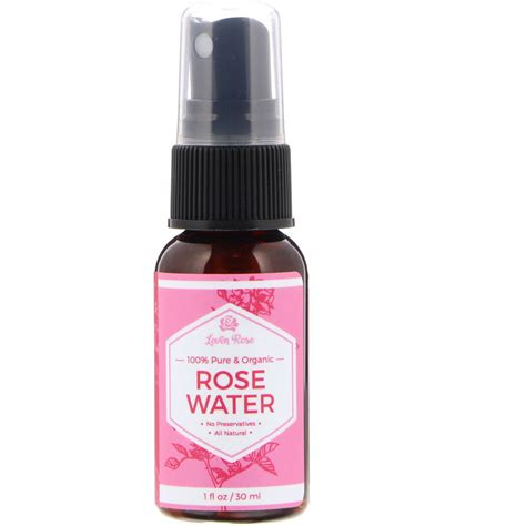 Leven Rose 100 Pure And Organic Rose Water 1 Fl Oz 30 Ml Iherb