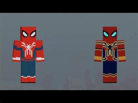 Minecraft Pocket Edition Spider Man HD Skin Pack YouTube