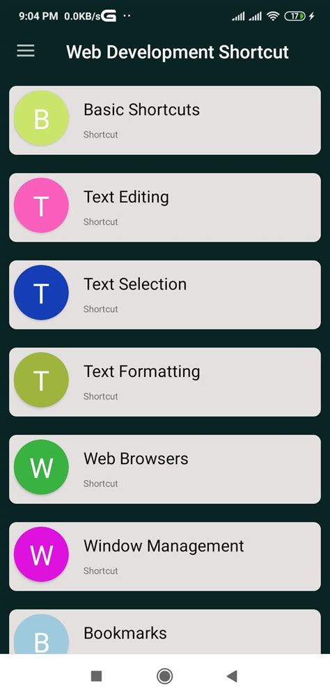 Web Development Shortcut Apk برای دانلود اندروید