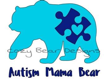 Autism mama bear | Etsy