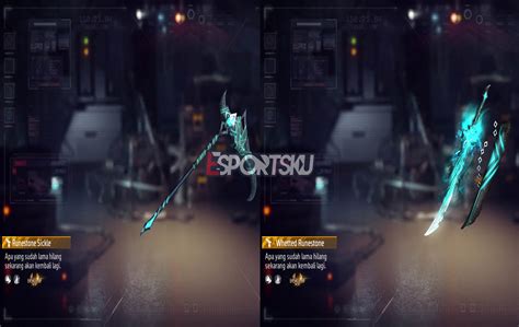 How To Get Scythe And Katana Skin Runestone Free Fire Ff Esports