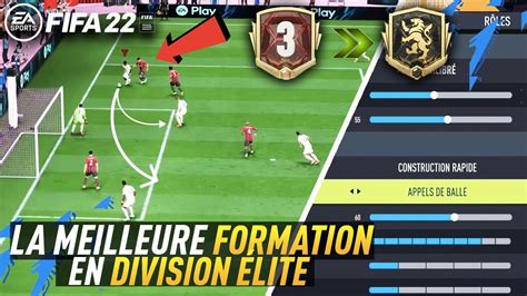 TUTO FIFA 22 La FORMATION pour MONTER EN DIVISION ÉLITE TACTIQUES