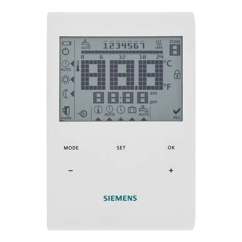 Siemens Thermostat Digital Tactile Rde Bricomarch