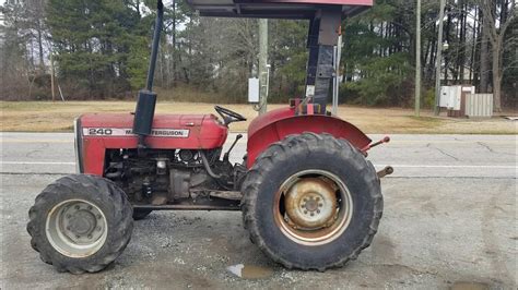 Massey Ferguson 240 4x4 Tractor Youtube