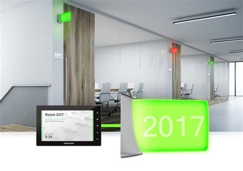 New Crestron Enterprise Room Scheduling Connects Directly To Standard Calendar Platforms Rave