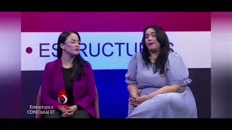 Jhanel Ferreras En Estructuras Por CDN Canal 37 YouTube