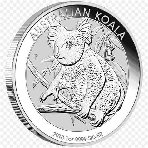 Casa Da Moeda De Perth Koala Prata png transparente grátis