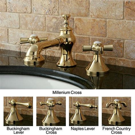 Shop French Country Widespread Polished Brass Bathroom Faucet Free