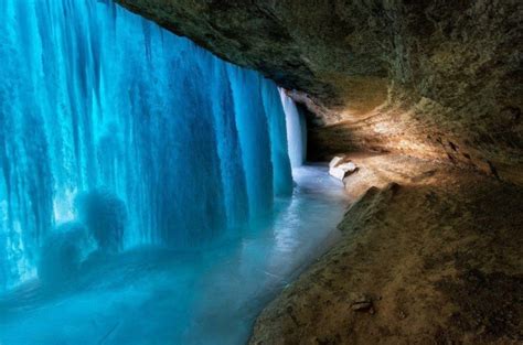 Amazing Waterfall Cave Photo