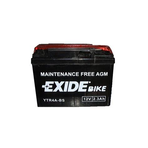 Batterie Quad Exide Ytr A Bs V Ah Batterie Moto Fr