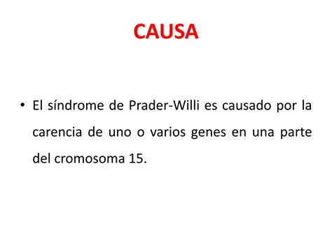 Sindrome De Prader Willi PPT