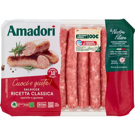 Salsiccia Di Pollo E Tacchino Amadori G Coop Shop