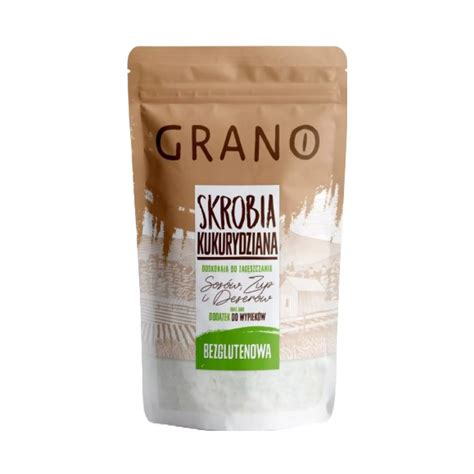 Bezglutenowa Skrobia Kukurydziana 500g Grano 14777804582 Allegro Pl