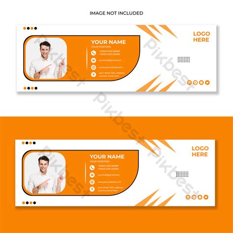 Professional Email Signature Design Template PNG Images | PNG Free ...