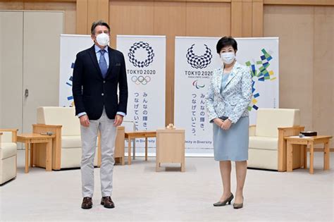 Governor Koike Meets With The President Of World Athletics Tokyo