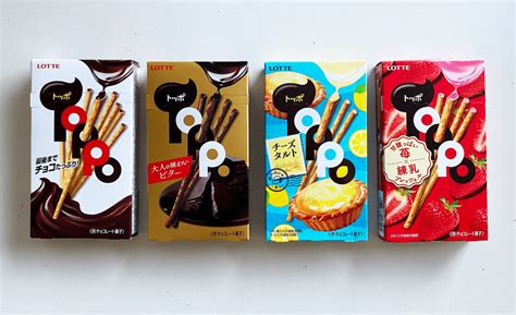 Product Review LOTTE Toppo Milk Chocolate Bitter Dark Chocolate