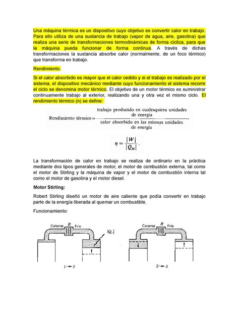 Máquinas Térmicas apuntes de clase Una máquina térmica es un