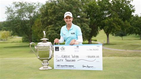 In The Winners Circle With Karrie Webb 2022 Senior Lpga Championship