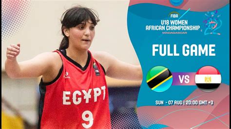 Tanzania V Egypt Full Basketball Game FIBA U18 African Women S