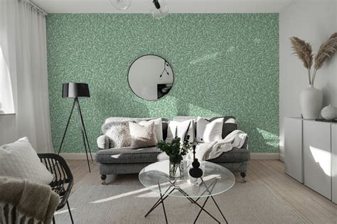 Foliage Green Wallpaper | Buy Online at Happywall