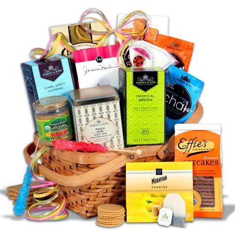 Tea And Cookies T Basket Classic Care Packages And Ts Coffee T Baskets