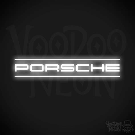 Porsche Neon Sign - #1 Porsche Sign Every Fan Wants | VOODOO NEON®