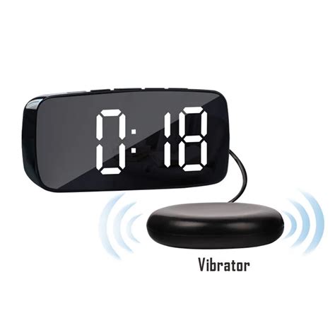 Super Loud Vibrating Alarm Clock With Bed Shaker Multifunctional Dual Usb For Heavy Sleeper Deaf