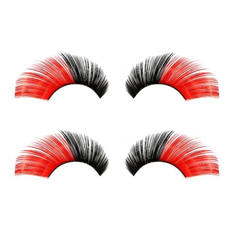 Pairs Feather Eyelashes Exaggeration Dance Masquerade Party Natural