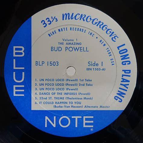 Us Blue Note Newyork Mono Rvg Mono Bud Powell