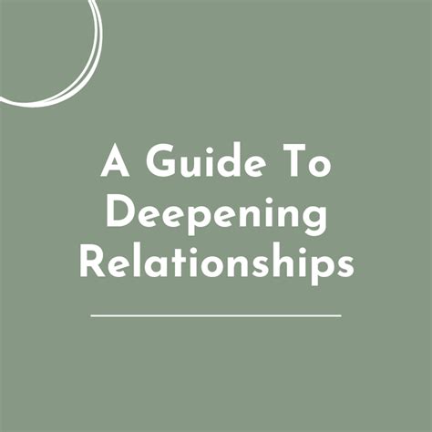 A Guide To Deepening Relationships Healing Roots Therapy