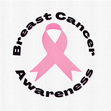 Breast Cancer Ribbon Transparent Background