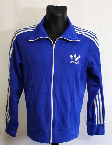 Stylish Vintage Adidas Retro Jacket Dark Blue