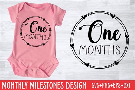 Baby Monthly Milestone Svg Graphic By Craftart Creative Fabrica