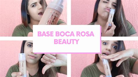 RESENHA da BASE BOCA ROSA BEAUTY Primeiras Impressões Teste de Água