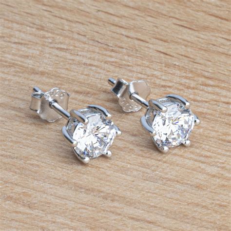 Cubic Zirconia Stud Earrings