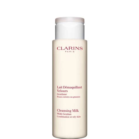 Lait Démaquillant Velours Gentiane de CLARINS Peaux Mixtes ou Grasses