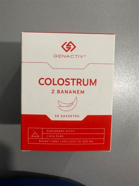 Colostrum Genactiv Saszetek Krotoszyn Kup Teraz Na Allegro Lokalnie