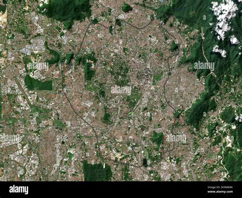 Kuala Lumpur Federal Territory Of Malaysia Low Resolution Satellite