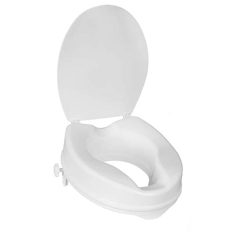 Raised Toilet Seat With Lid Aid Assist Aid Assisted Care Products