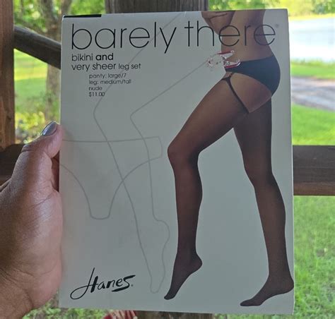 Barely There Accessories Hanes Barely There Bikini And Very Sheer Leg Set Nude Size Large