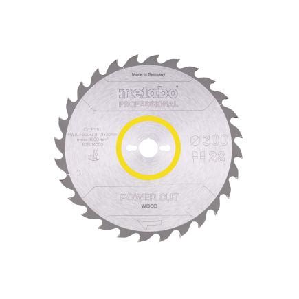 METABO 628014000 Saw Blade Power Cut Wood Professional WZ 15