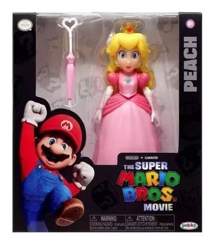 Figura Articulada Peach Pulg The Mario Movie Jakks Pacific Env O Gratis