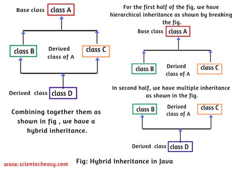 Types Of Inheritance In Java With Example Scientech Easy