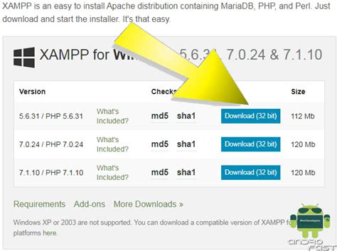 Como Instalar Xampp En Windows Guia ANDROFAST