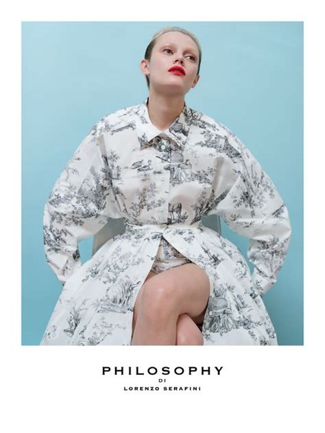 The Article PHILOSOPHY DI LORENZO SERAFINI SPRING SUMMER 2023 ADV CAMPAIGN