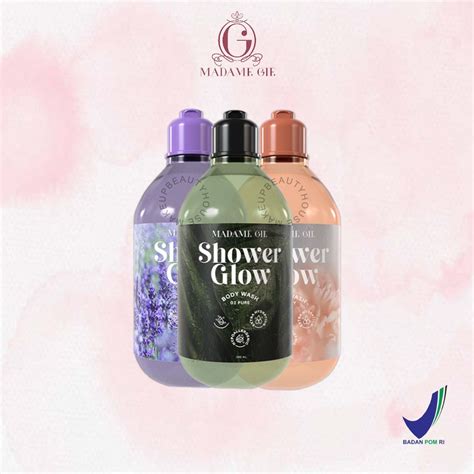 Jual MADAME GIE Shower Glow Body Wash 300ml Hypoallergenic Sabun